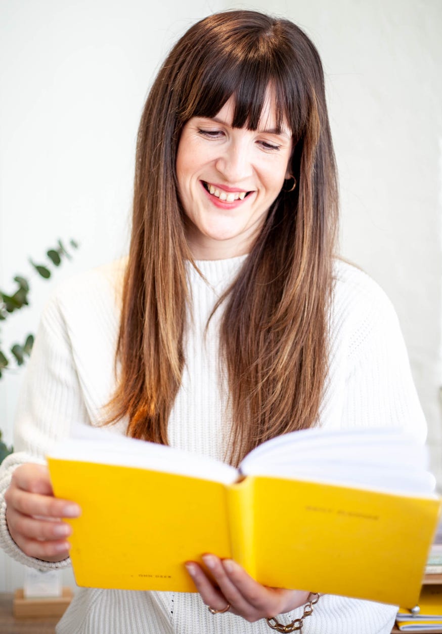 A portrait of Hannah Beckett-Pratt, a therapist in Hampshire. 